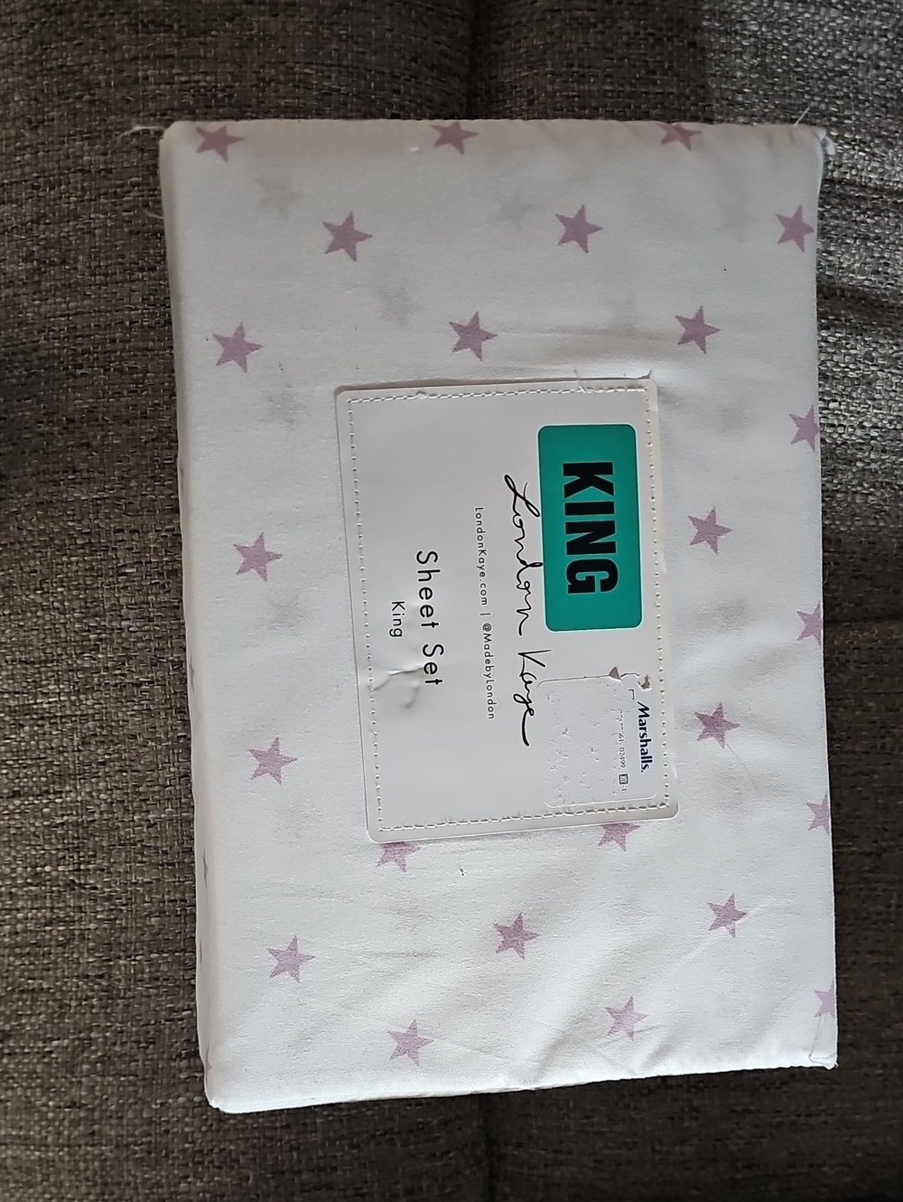 London Kaye King Sheet Set